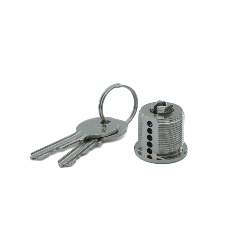 Brushed Nickel Copper Lock Cylinder