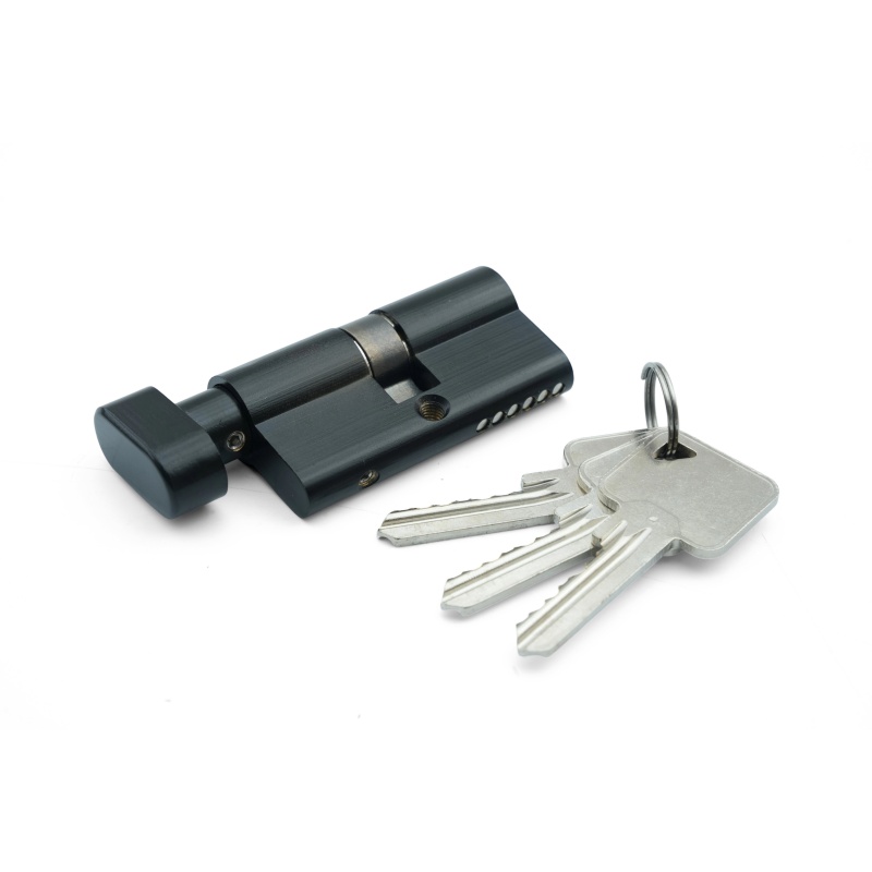 Black Electrophoresis Single Open Lock Cylinder