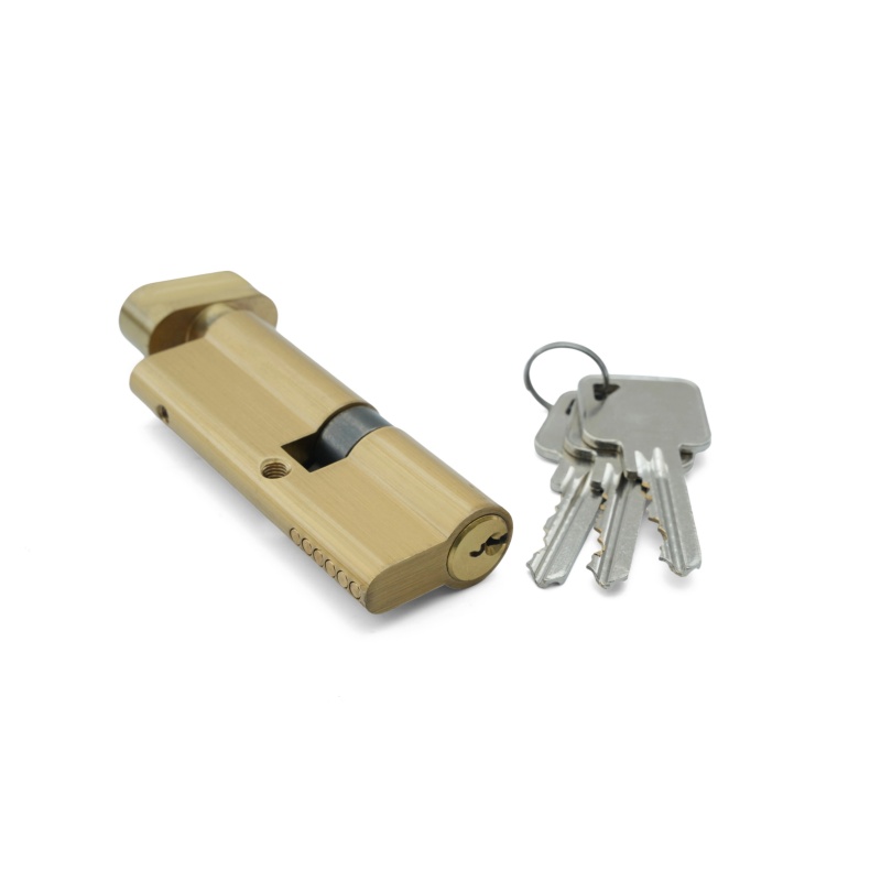 Copper Natural Color Single Open Lock Cylinder