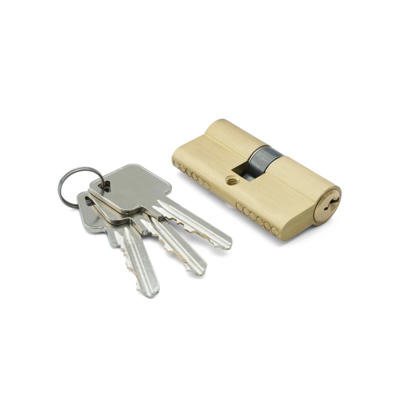 Copper Natural Color Double Open Lock Cylinder